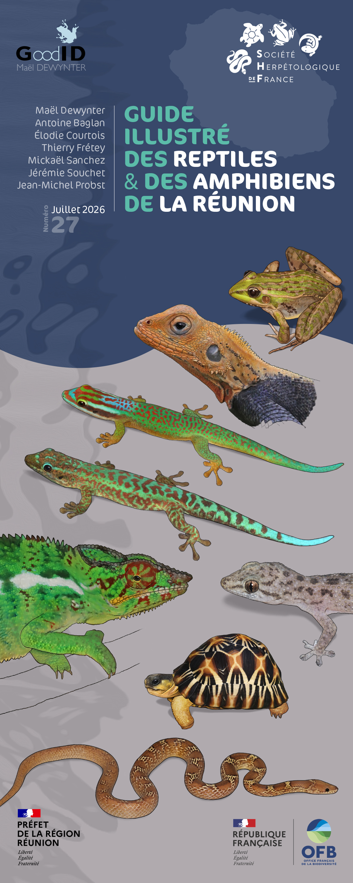 Guide illustré des Reptiles et Amphibiens de La Réunion